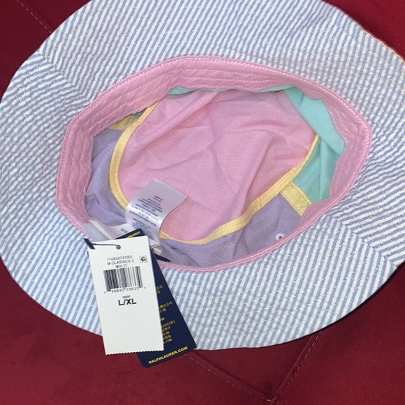 Mens Polo Color block Oxford Bucket Hat - Picture 7 of 7